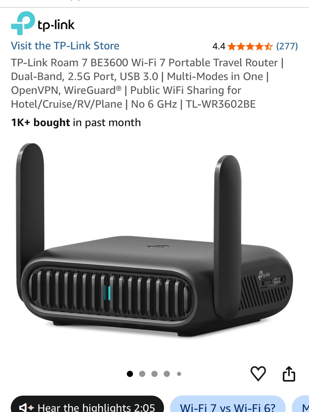 TP-Link Black Dual-Antenna Wireless Router